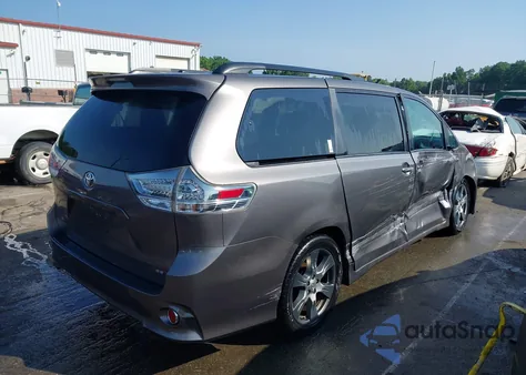2017 Toyota Sienna Se Premium 8 Passenger из США, поврежденный, VIN 5TDXZ3DC4HS799333